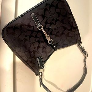 Black Coach shoulder bag